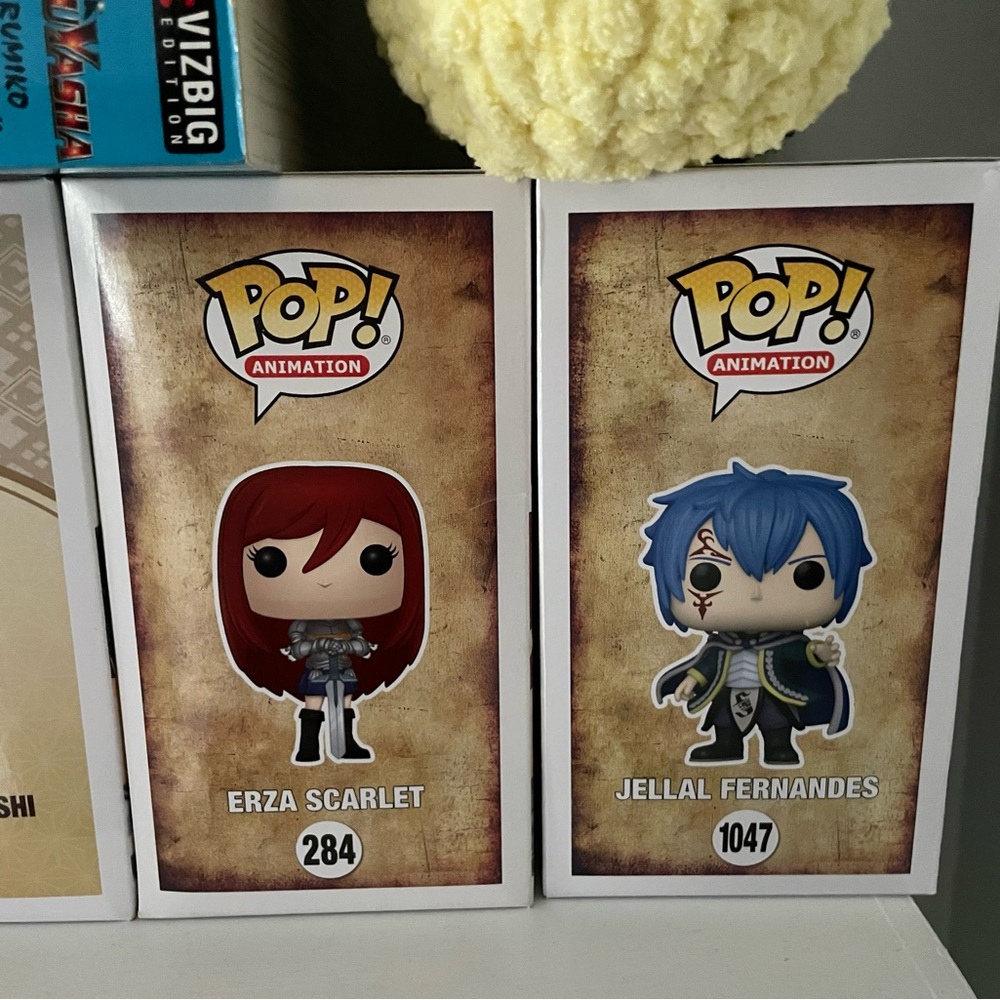 Funko Pop Animation Figures - Fairy Tail: Erza Scarlet and Jellal Fernandes +